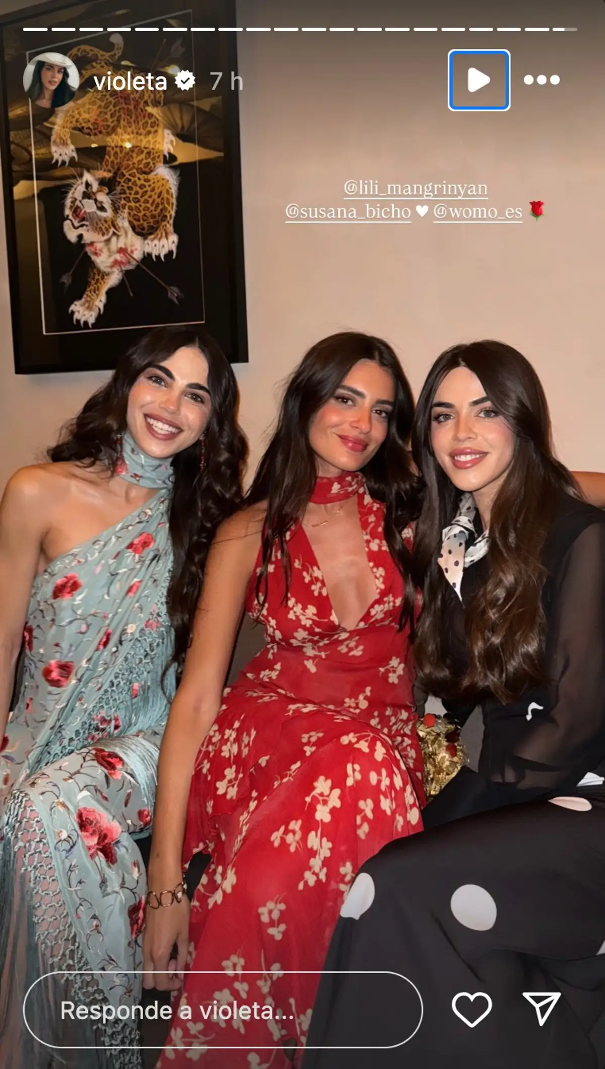 Violeta Mangriñán, Susana Molina y Lila Magriñán