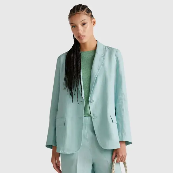 Blazer de puro lino de Benetton