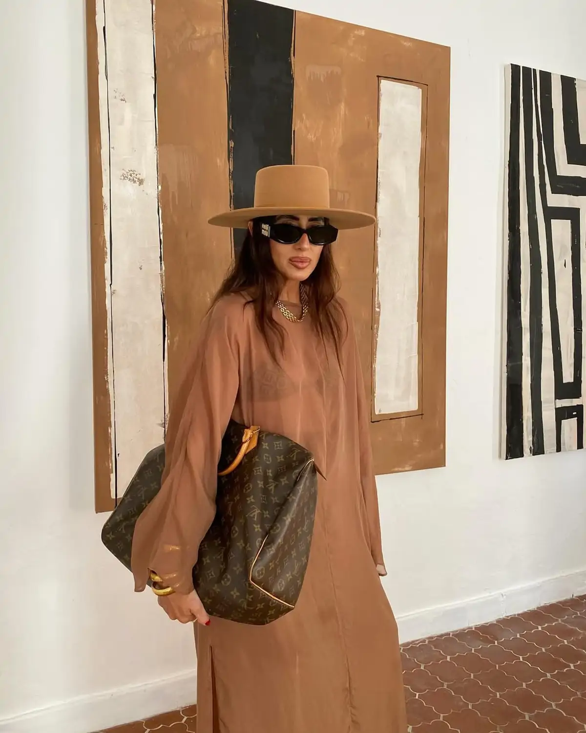 Vestido túnica Zara