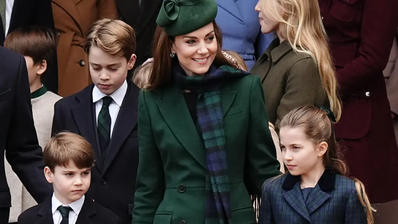 Kate Middleton con sus hijos