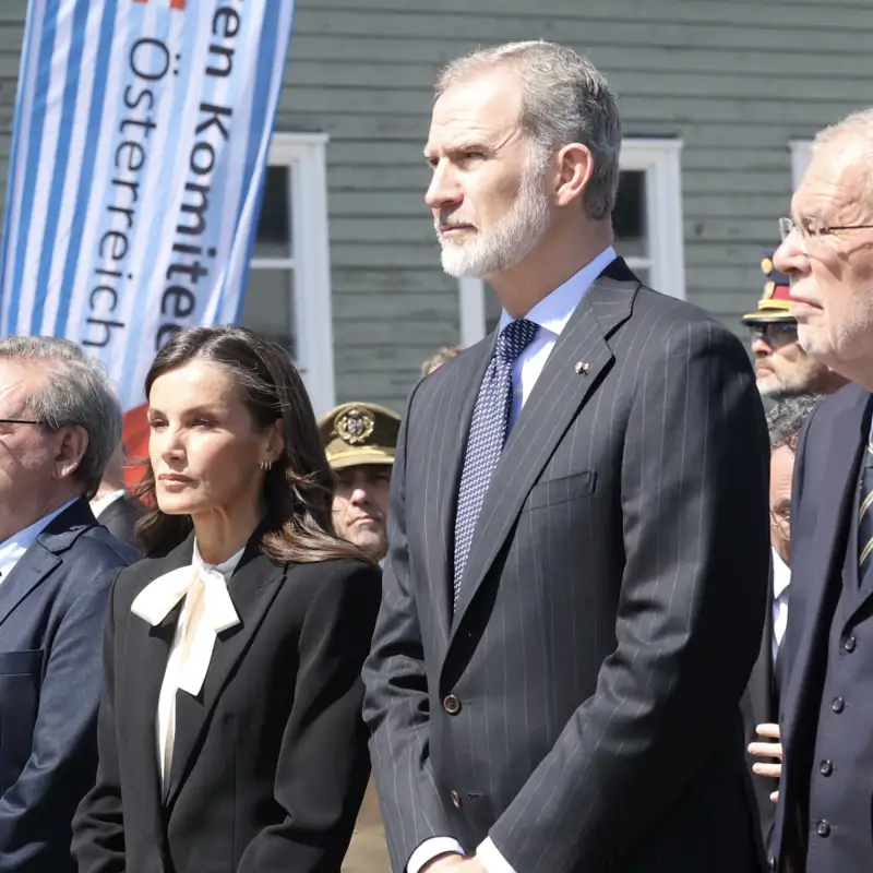 Emoción y luto en Austria: así han vivido los reyes Felipe y Letizia el 80 aniversario de la liberación de Mauthausen