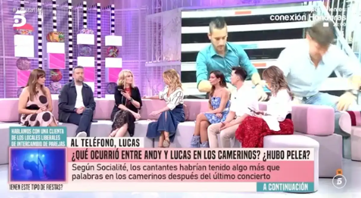 Lucas habla con el programa Fiesta