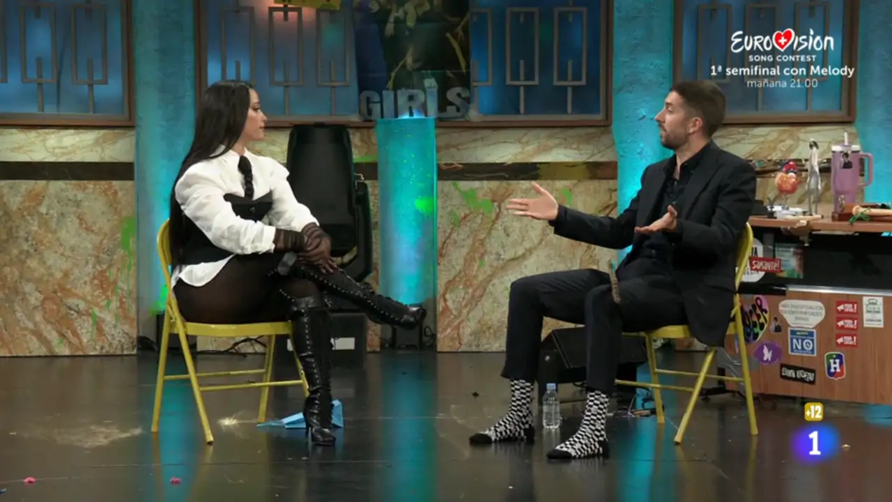 Chanel y David Broncano