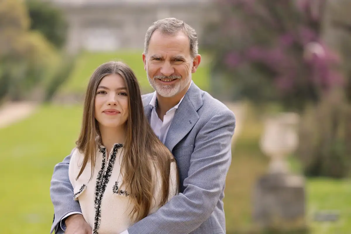Felipe VI e infanta Sofía
