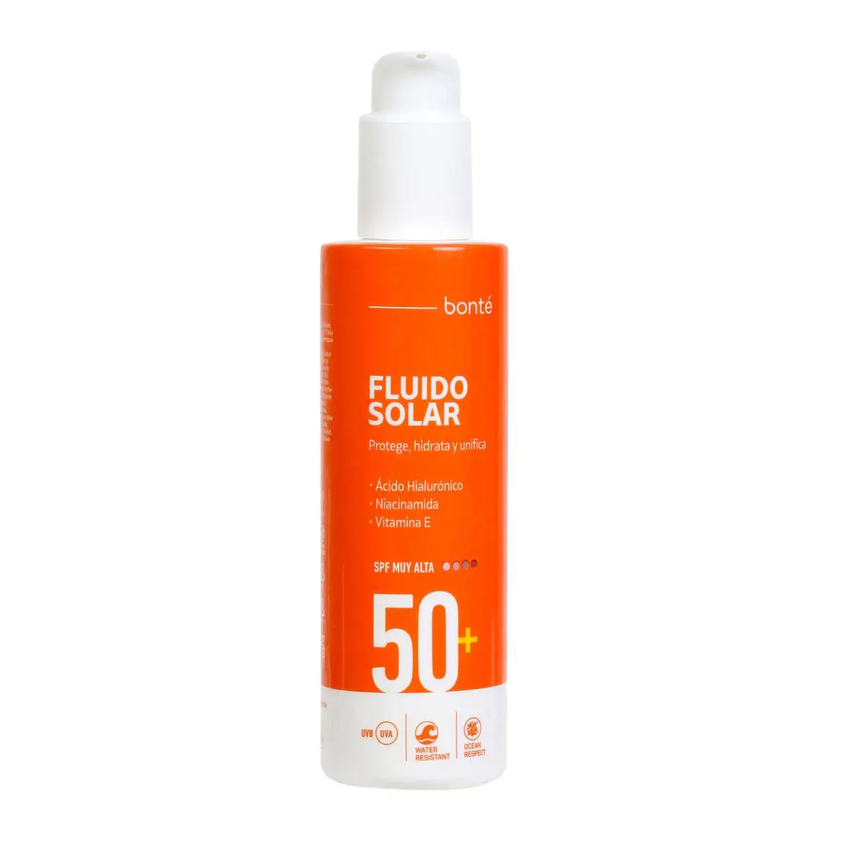 Fluido solar 50+ 200ml frontal (305413)