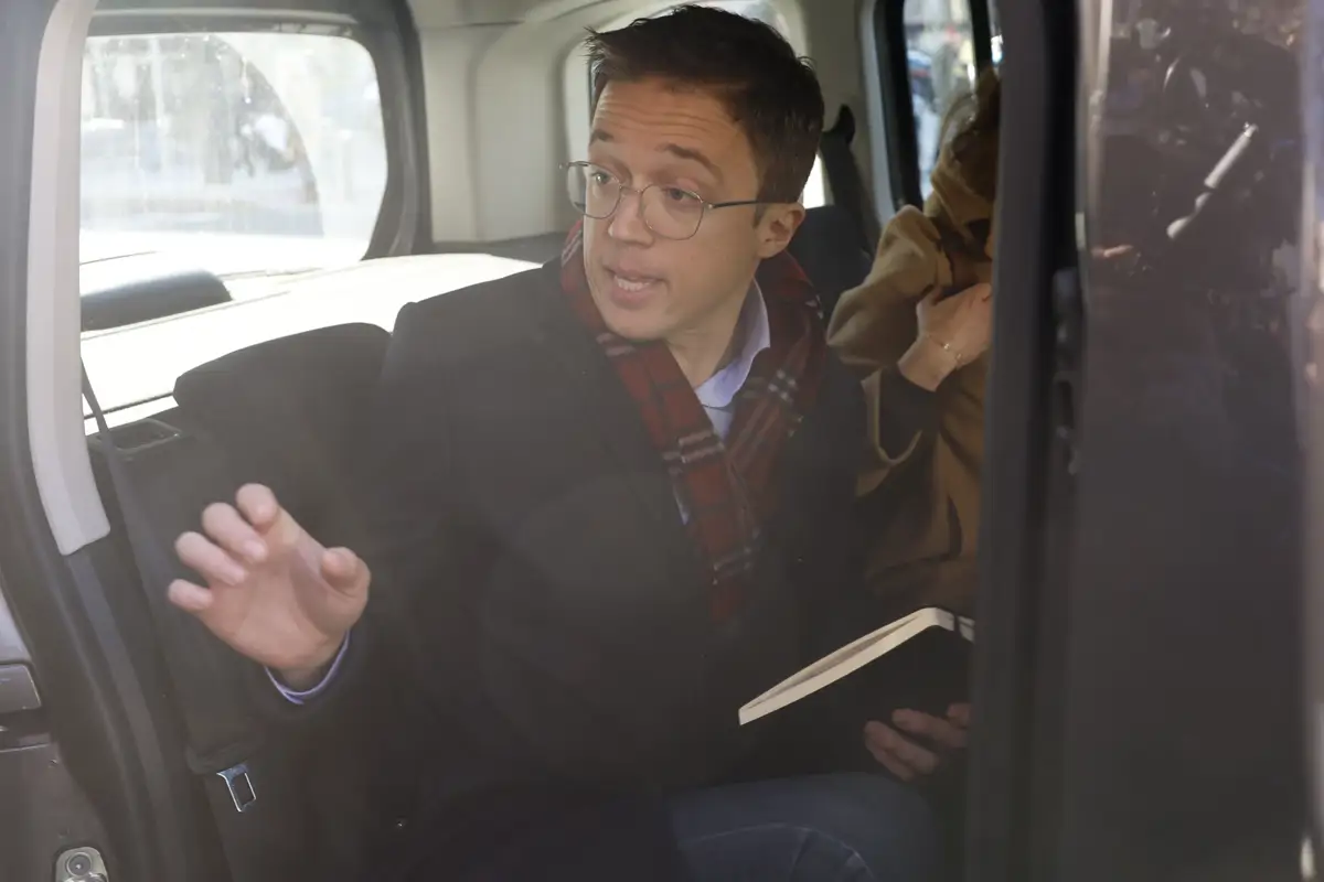 Íñigo Errejón, a su salida de los juzgados