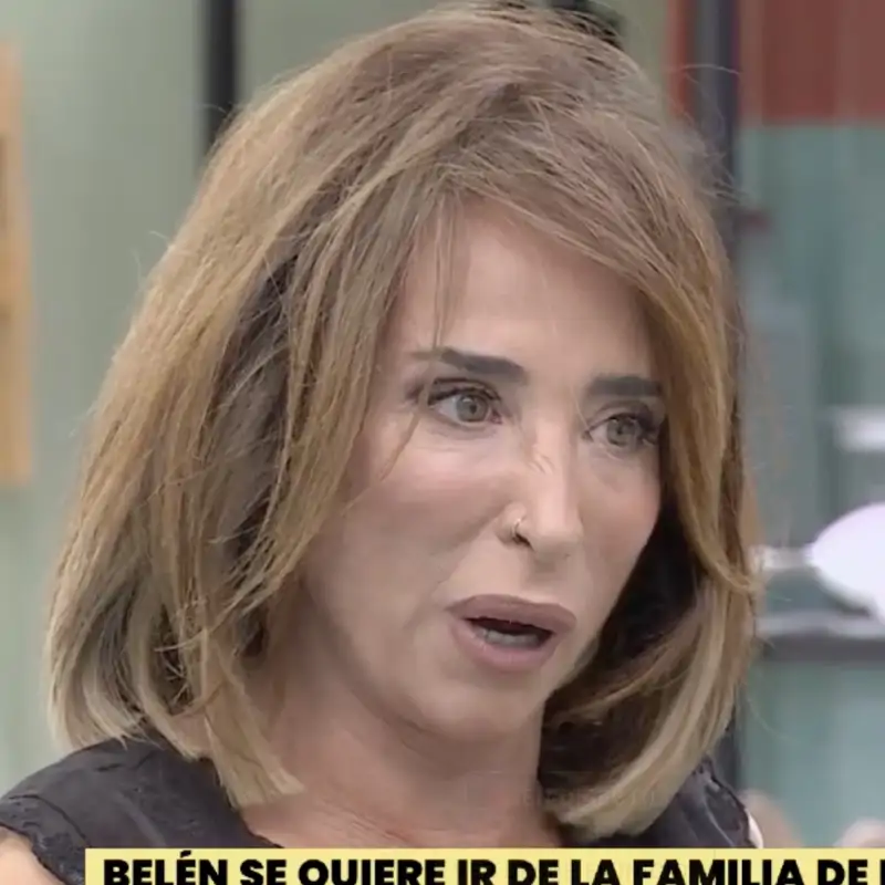 La reacción de María Patiño ante el mínimo histórico de audiencia de 'La familia de la tele'