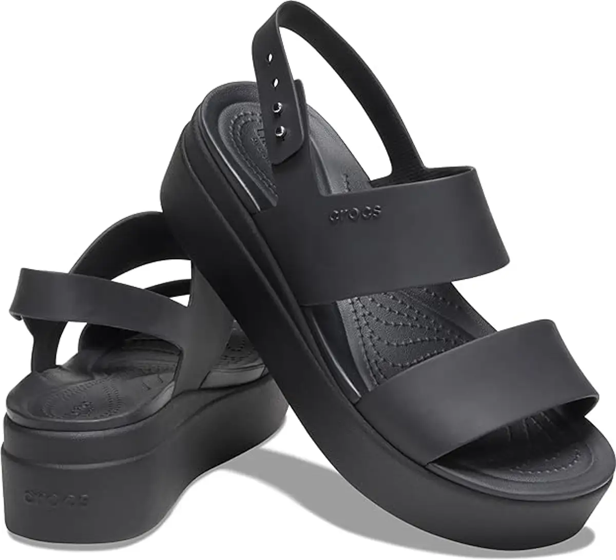 Crocs Brooklyn Low Wedge, Chanclas Mujer