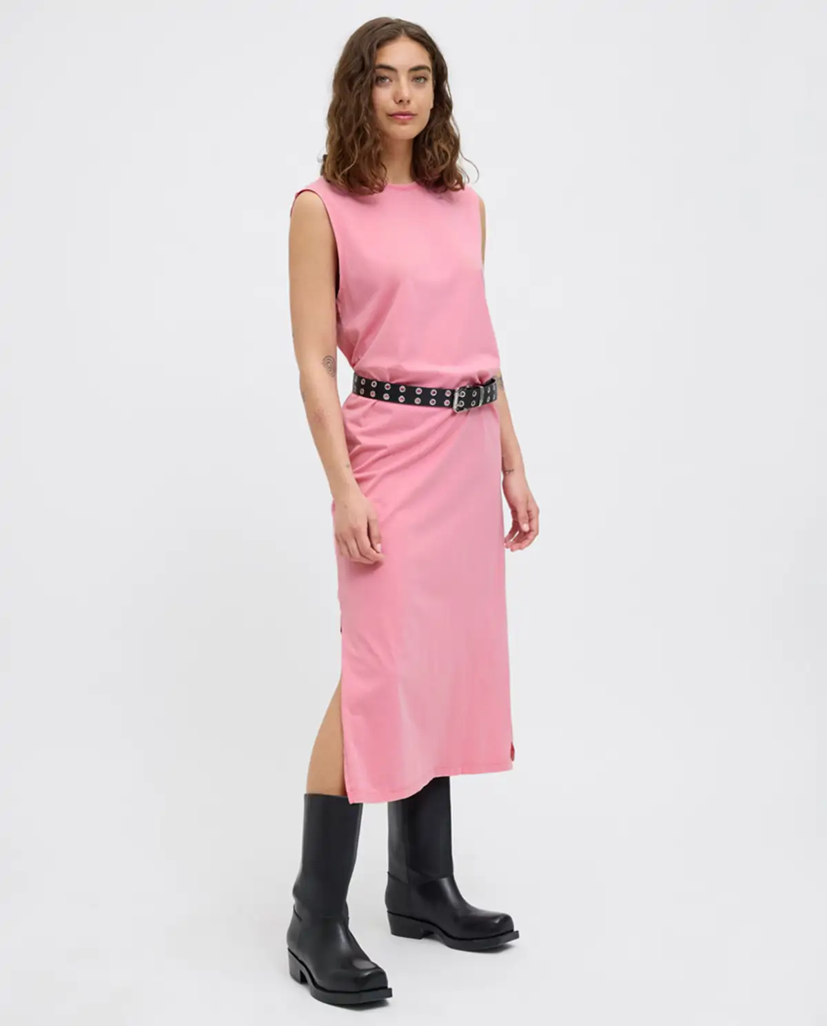 Vestido rosa Zara Reina Letizia