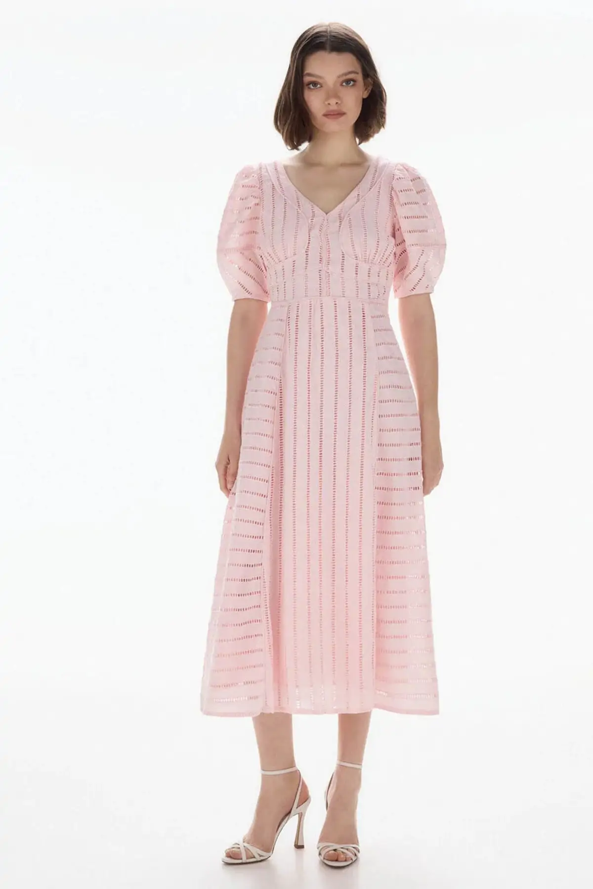 Vestido rosa Zara Reina Letizia