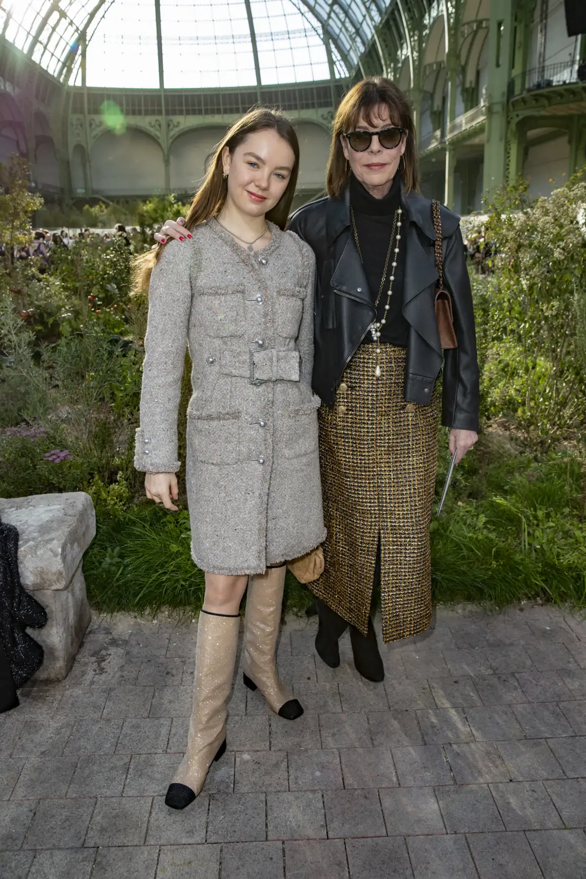 Carolina de Mónaco y Alexandra de Hannover