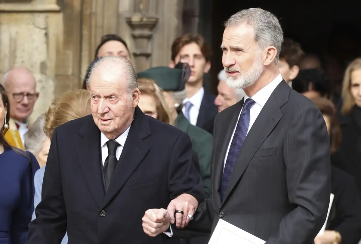 don Juan Carlos y Felipe