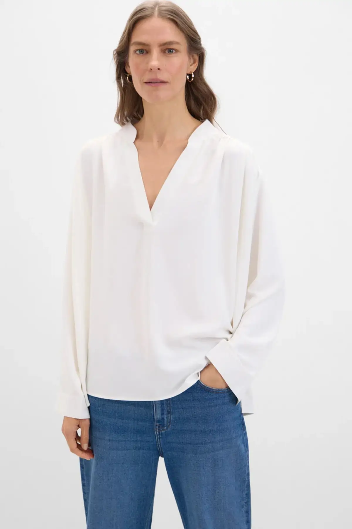 Blusas manguita elegantes disimular brazos verano
