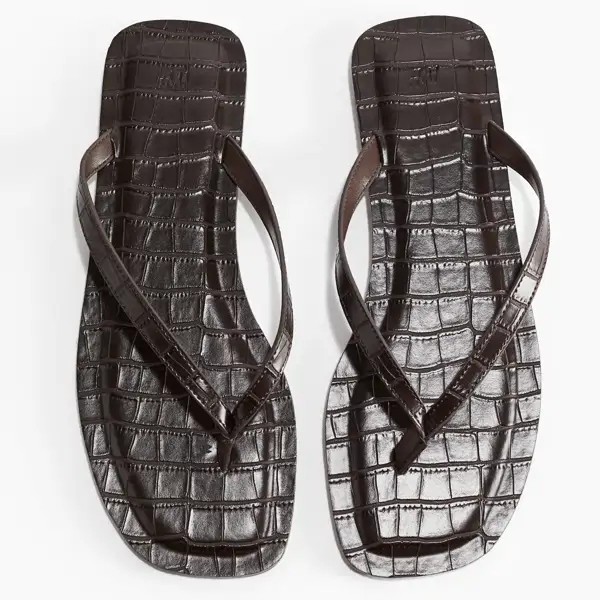 Chanclas revestidas