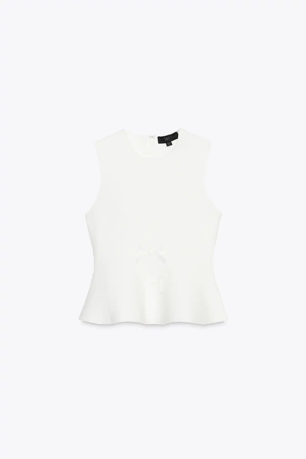 Top peplum tendencia Zara