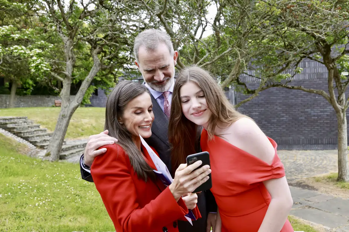 Felipe, Letizia y Sofía