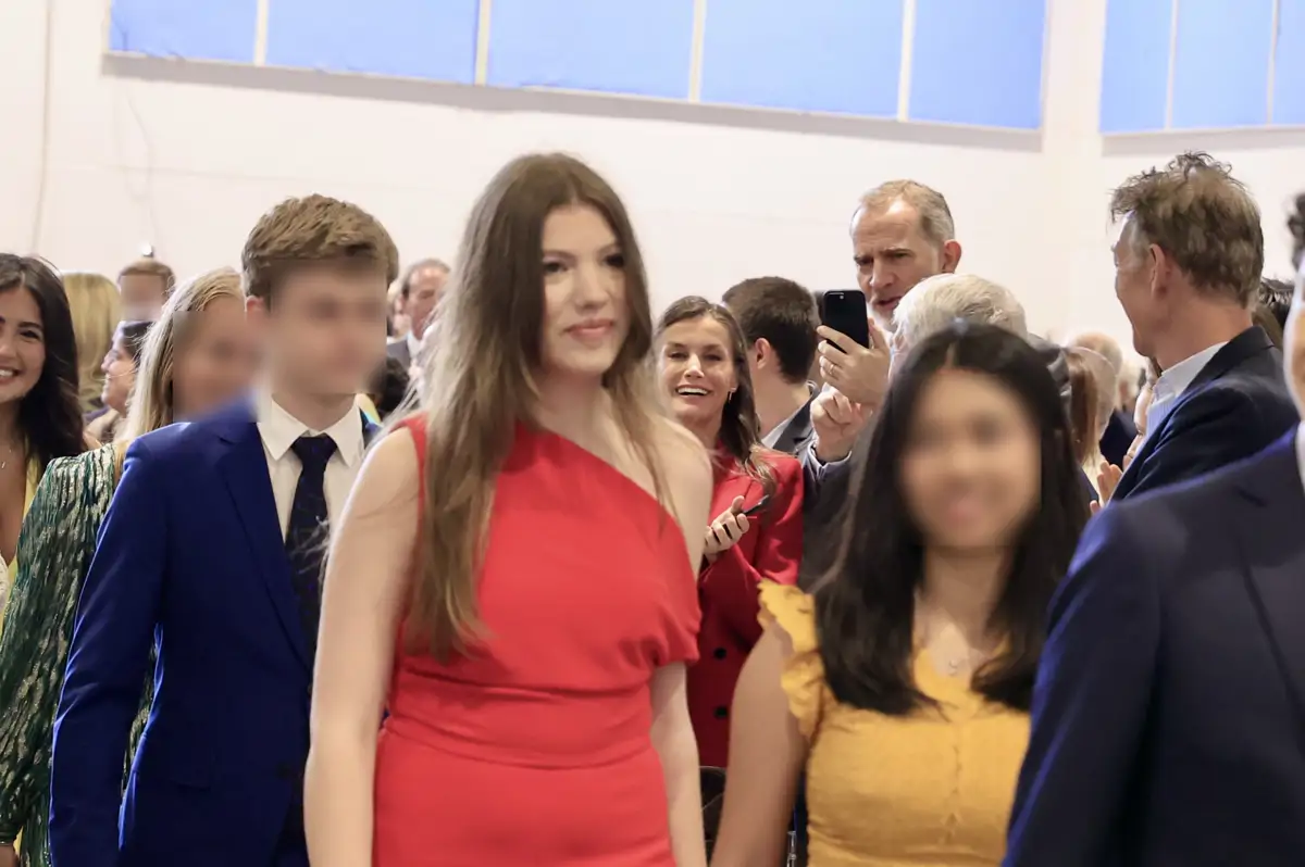 Sofía, Letizia y Felipe
