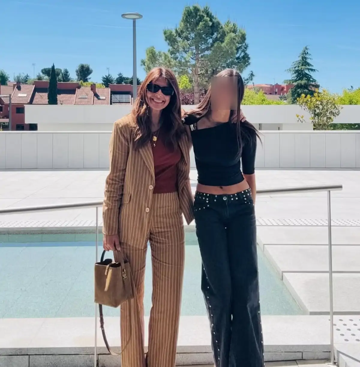 Nuria Roca y su hija Olivia