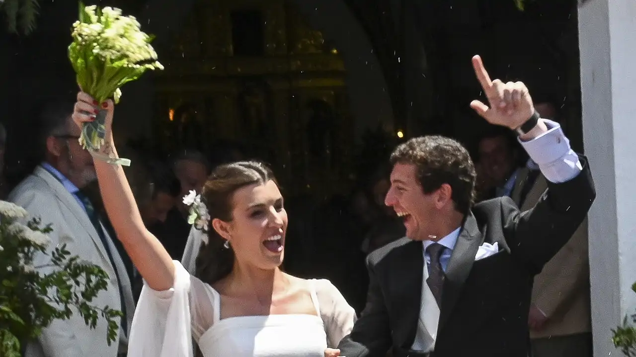 Patrica Cadaval, hija de César de Los Morancos, abre el álbum de su boda con Pablo Cacace: del emotivo baile con su padre a la gran fiesta