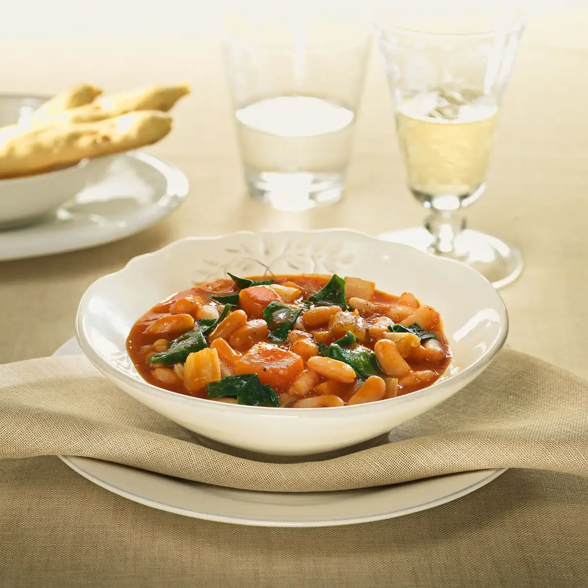 Alubias con verduras