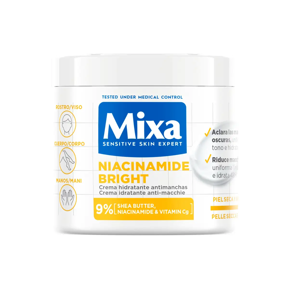Crema corporal hidratante Vitamina C Mar Flores