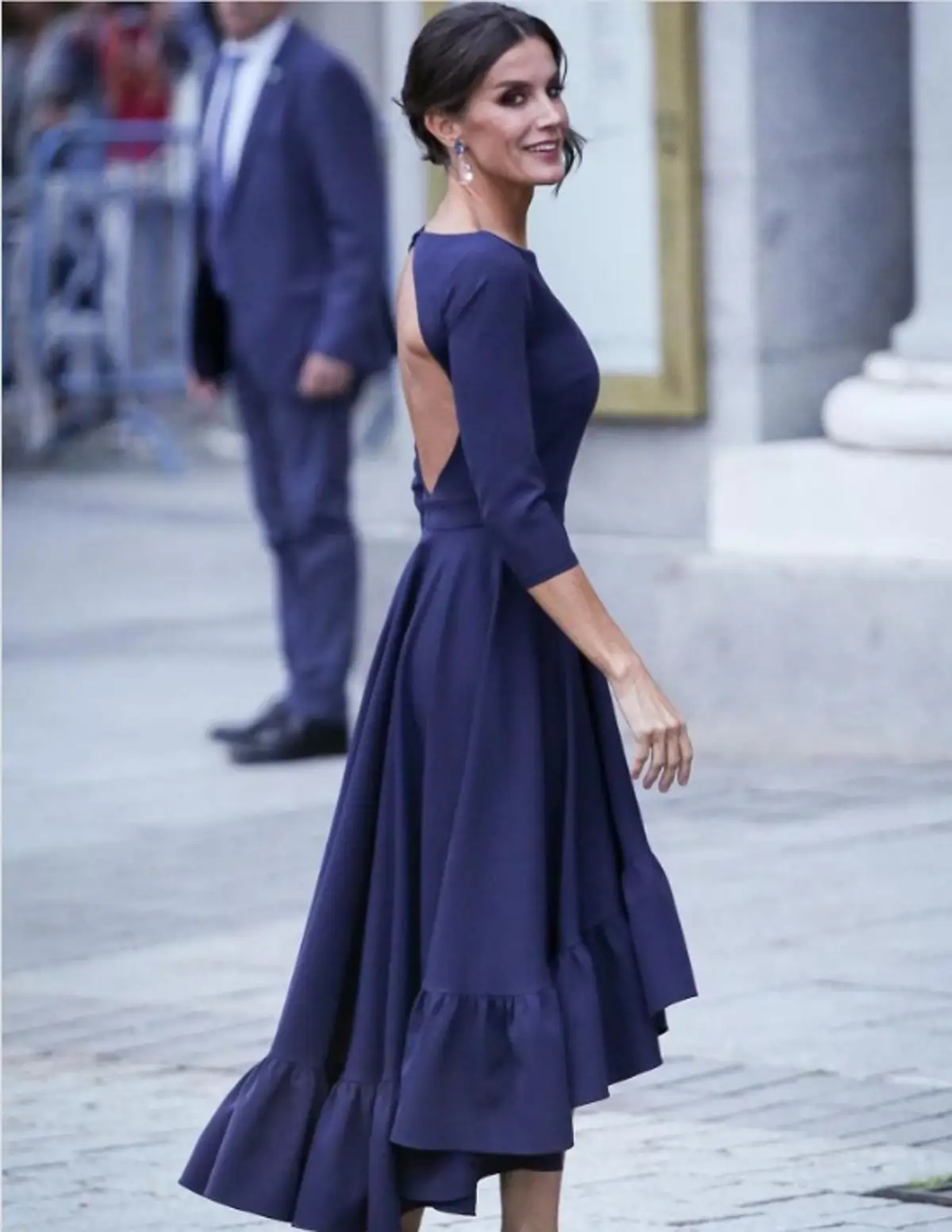 La Reina con un diseño de la firma Miphai.
