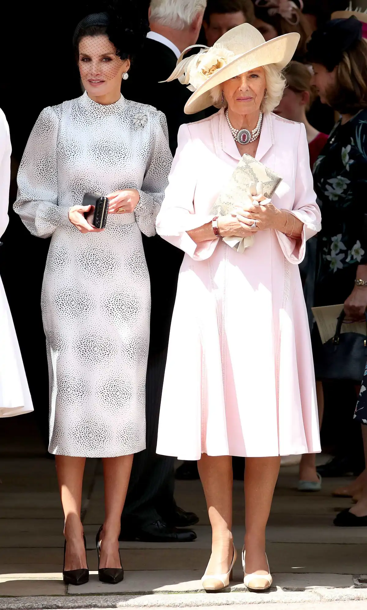 La Reina Letizia con total look de Cherubina.