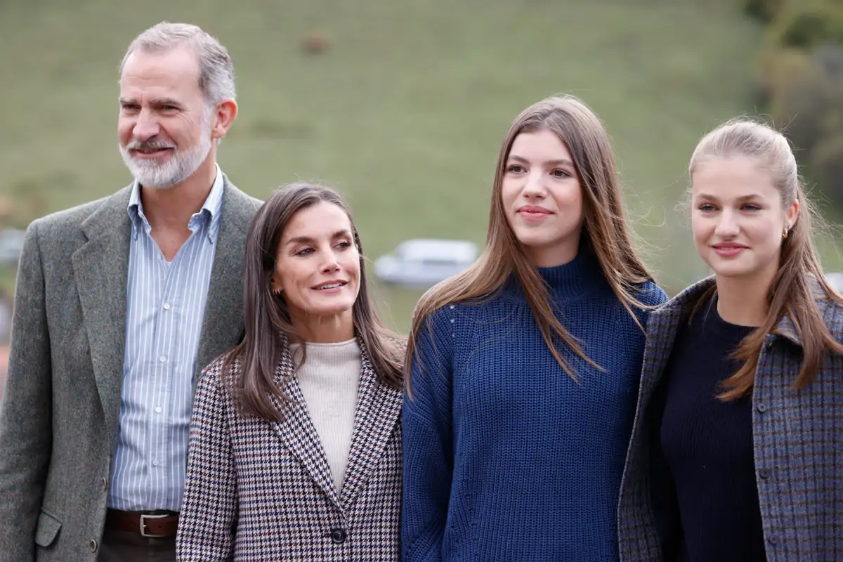 Felipe, Letizia, Leonor y Sofía