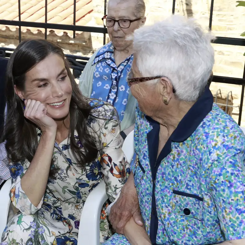 La curiosa pregunta de la reina Letizia en Cáceres: "¿Qué le ponéis a la morcilla de Guadalupe?"