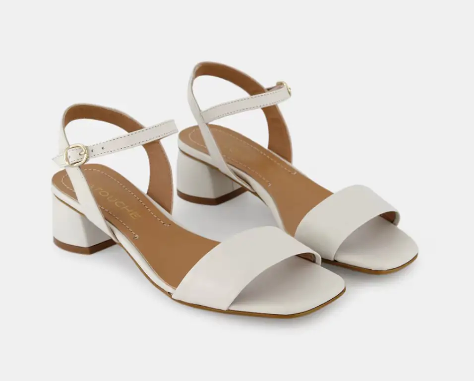 Sandalia blanca El Corte Inglés