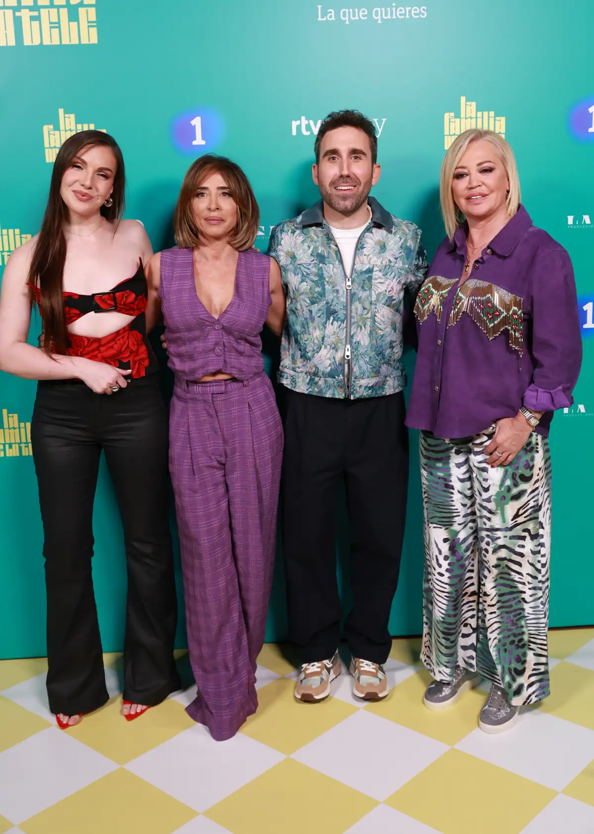 Inés Hernand, María Patiño, Aitor Albizua y Belén Esteban