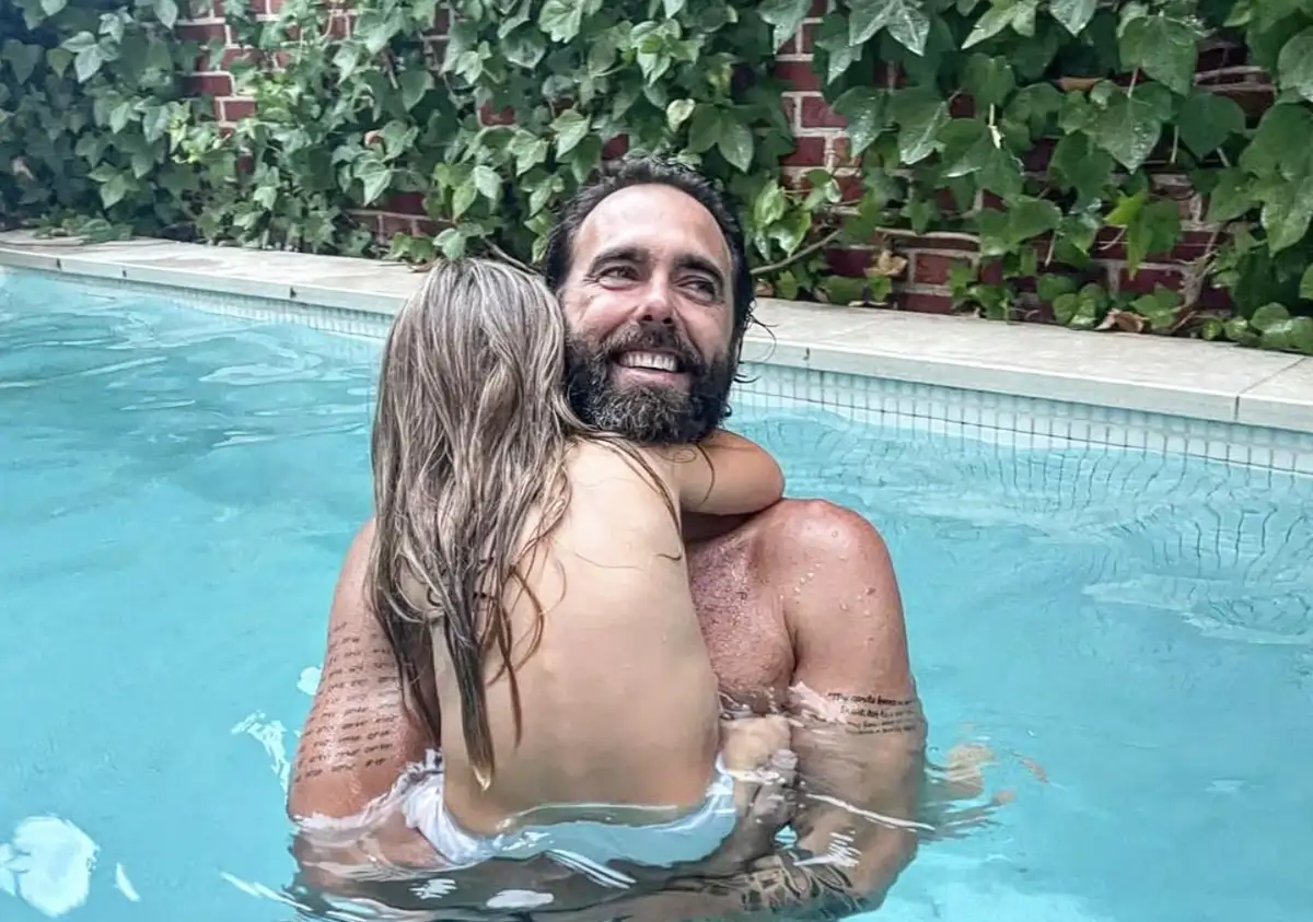 Javier Ungría con su hija Camila