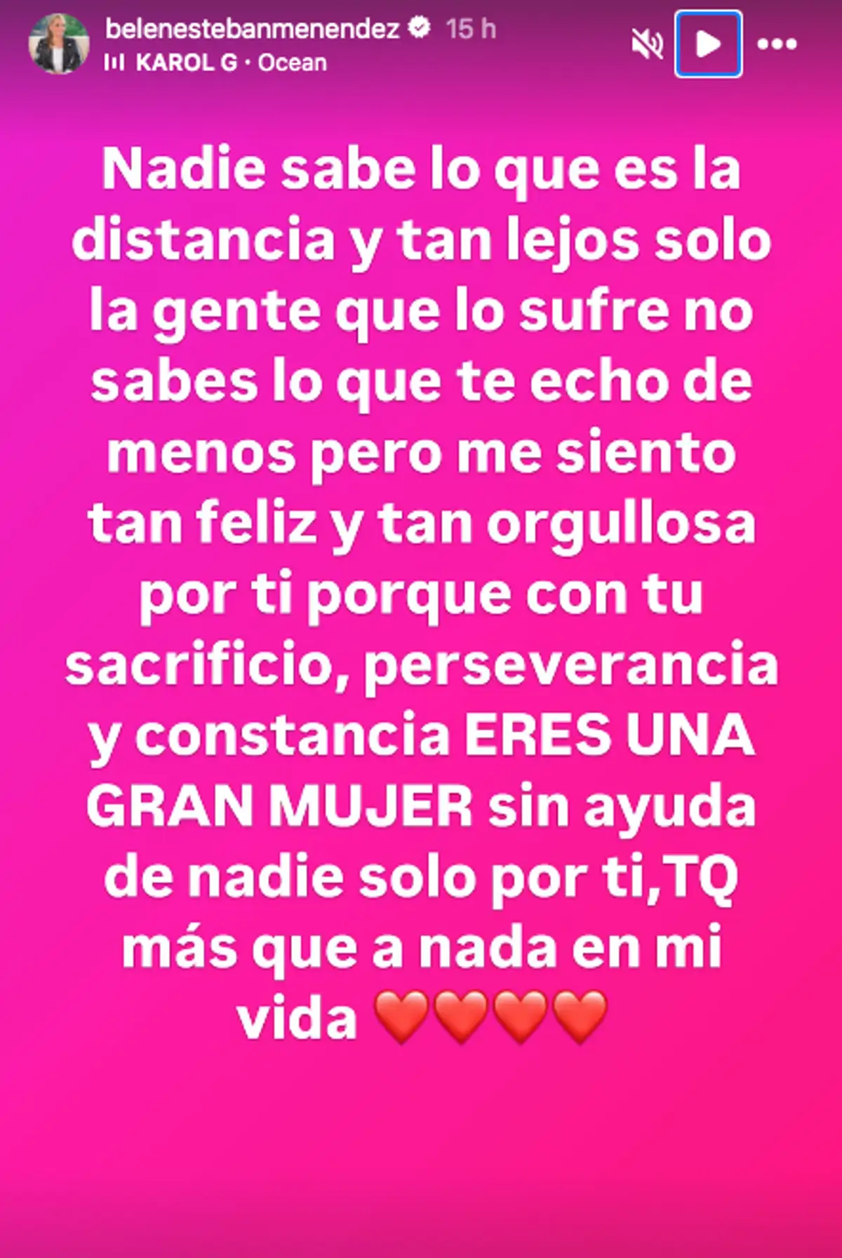 Stories de Belén Esteban