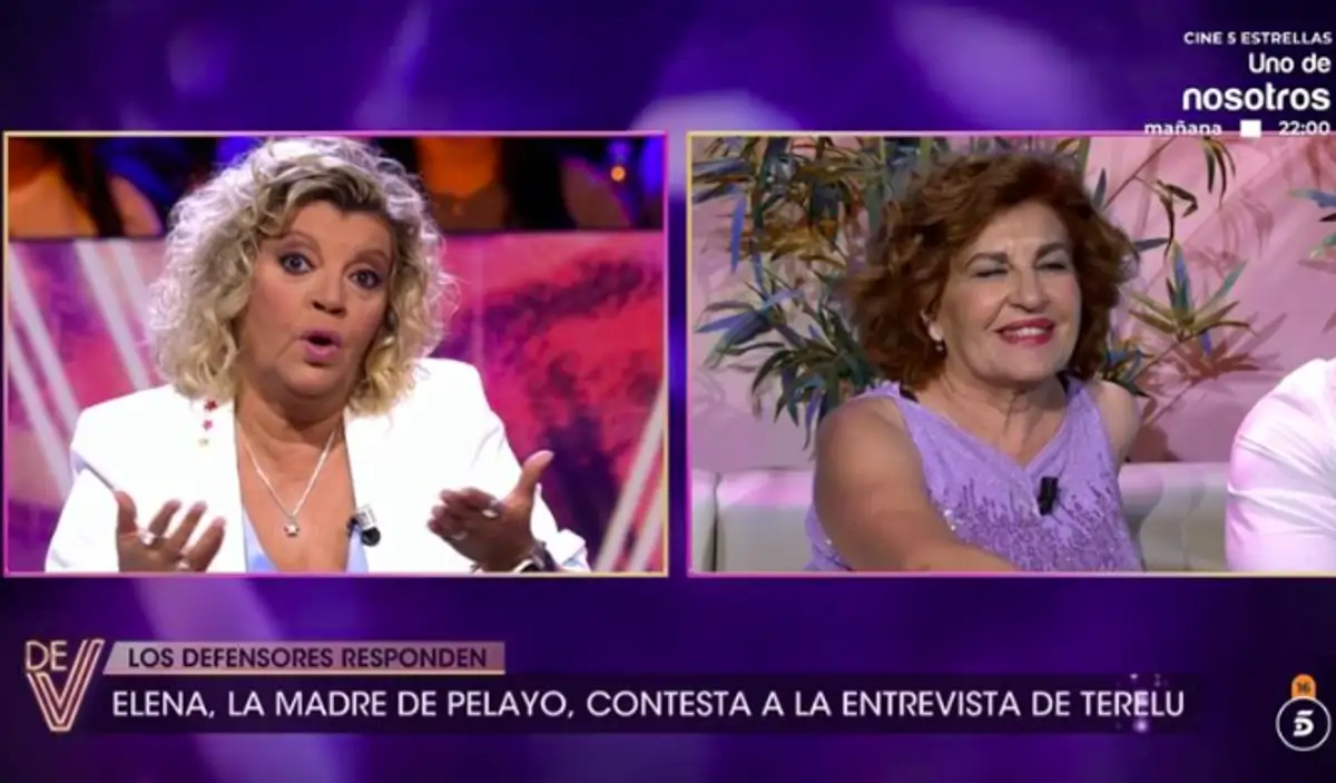 Terelu y la madre de Pelayo
