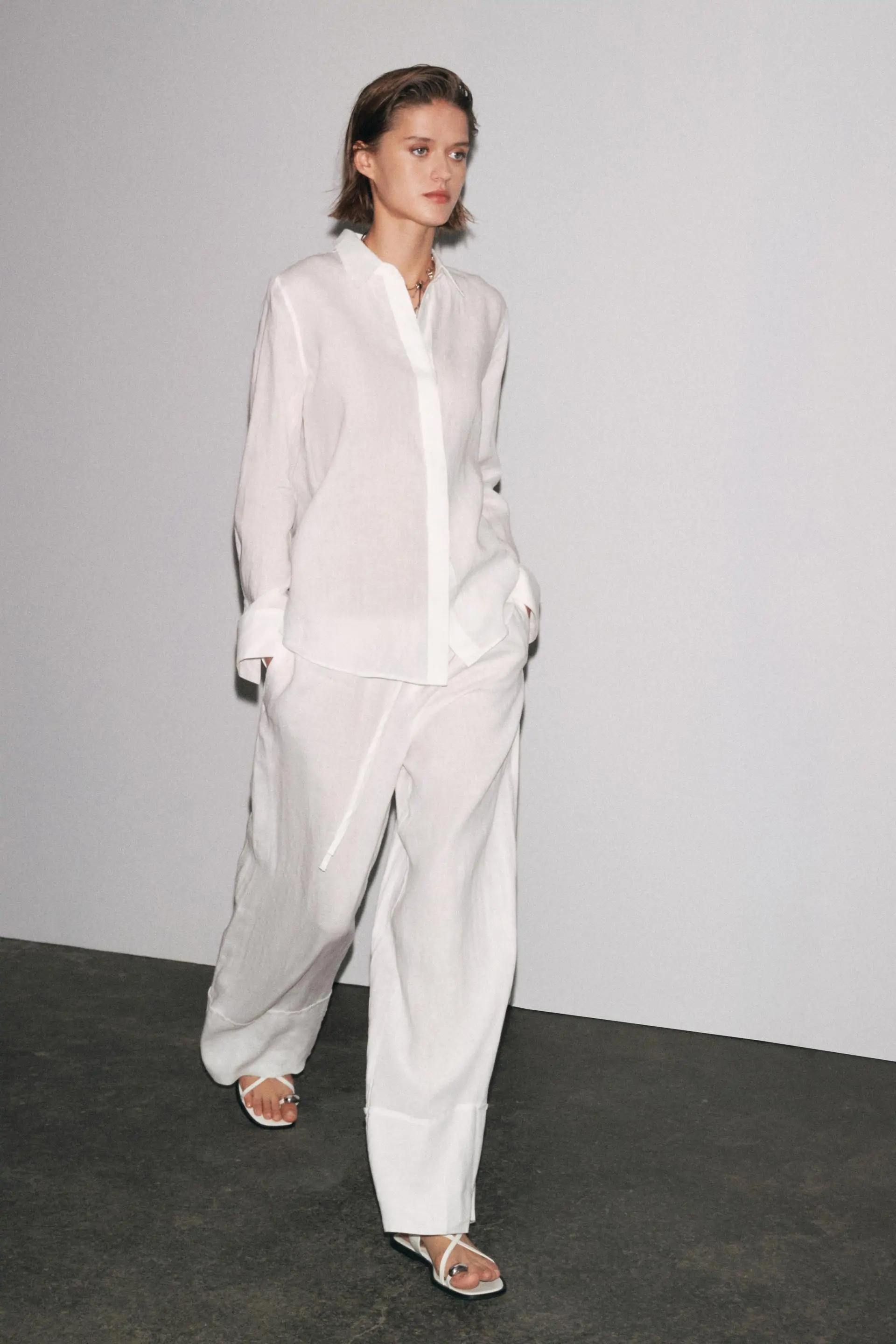 Pantalones de lino