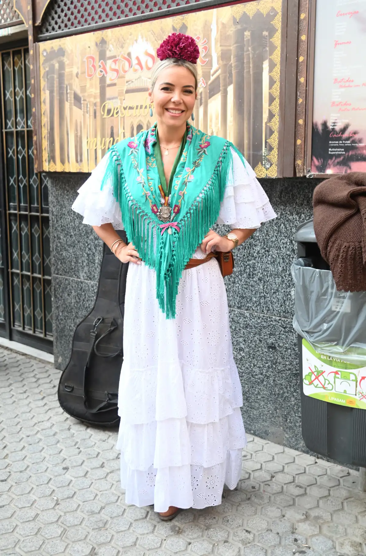 Alba Silva en el camino del Rocío.