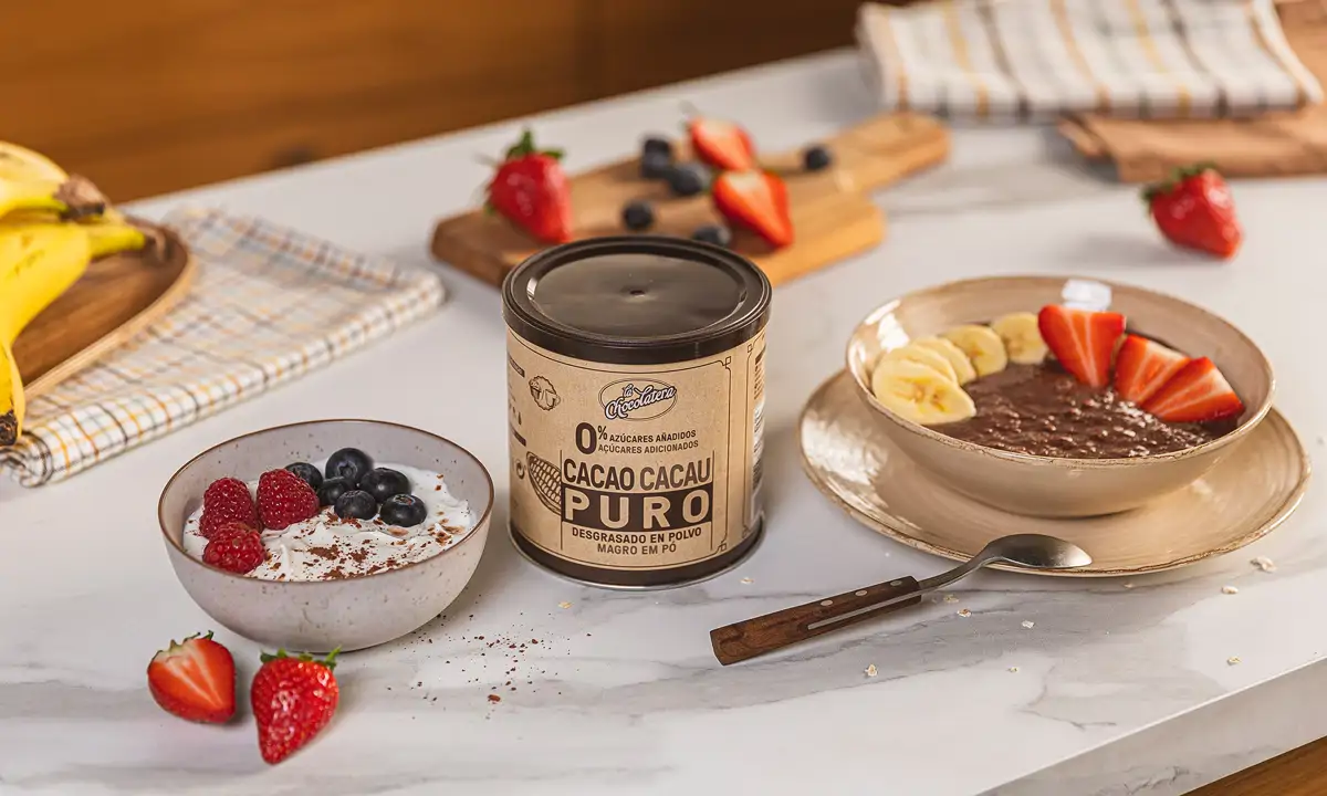 cacao puro yogur porridge