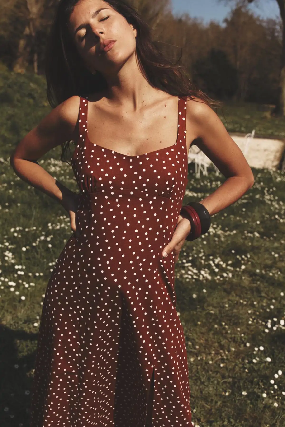 Vestido de lunares.