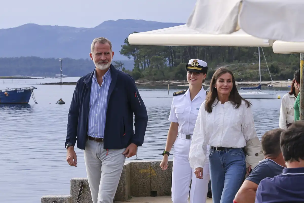 Felipe, Letizia y Leonor