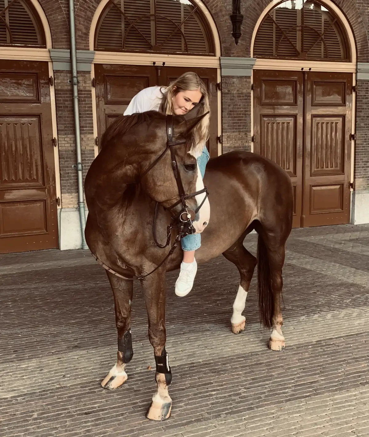 Amalia y su caballo