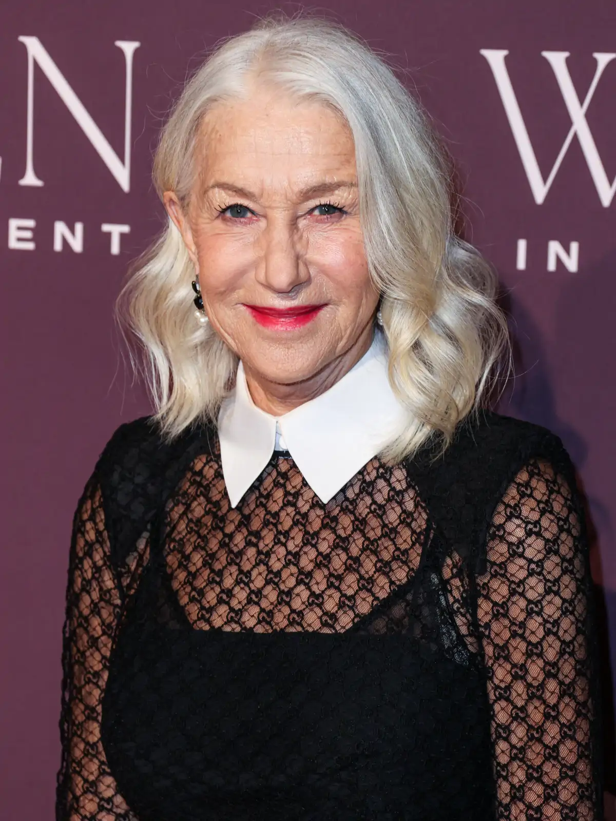 Helen Mirren maquillaje ojos pestañas
