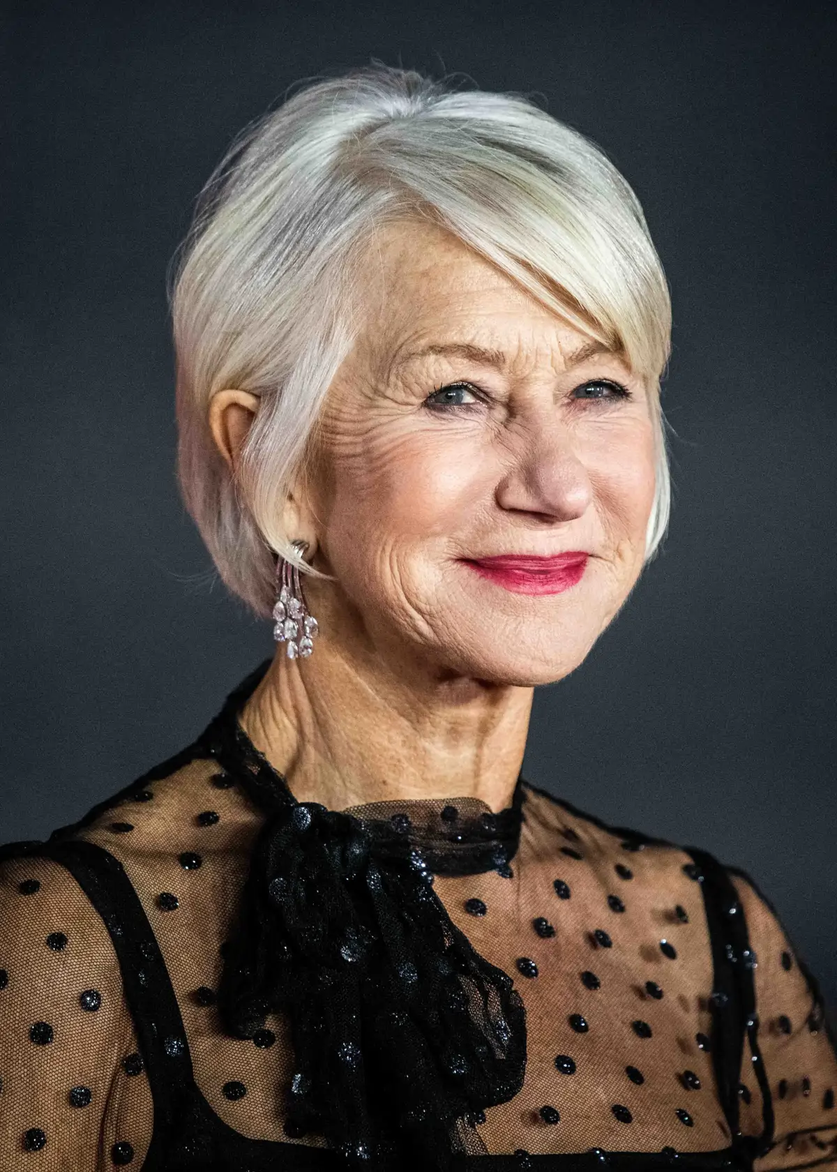 Helen Mirren maquillaje ojos pestañas