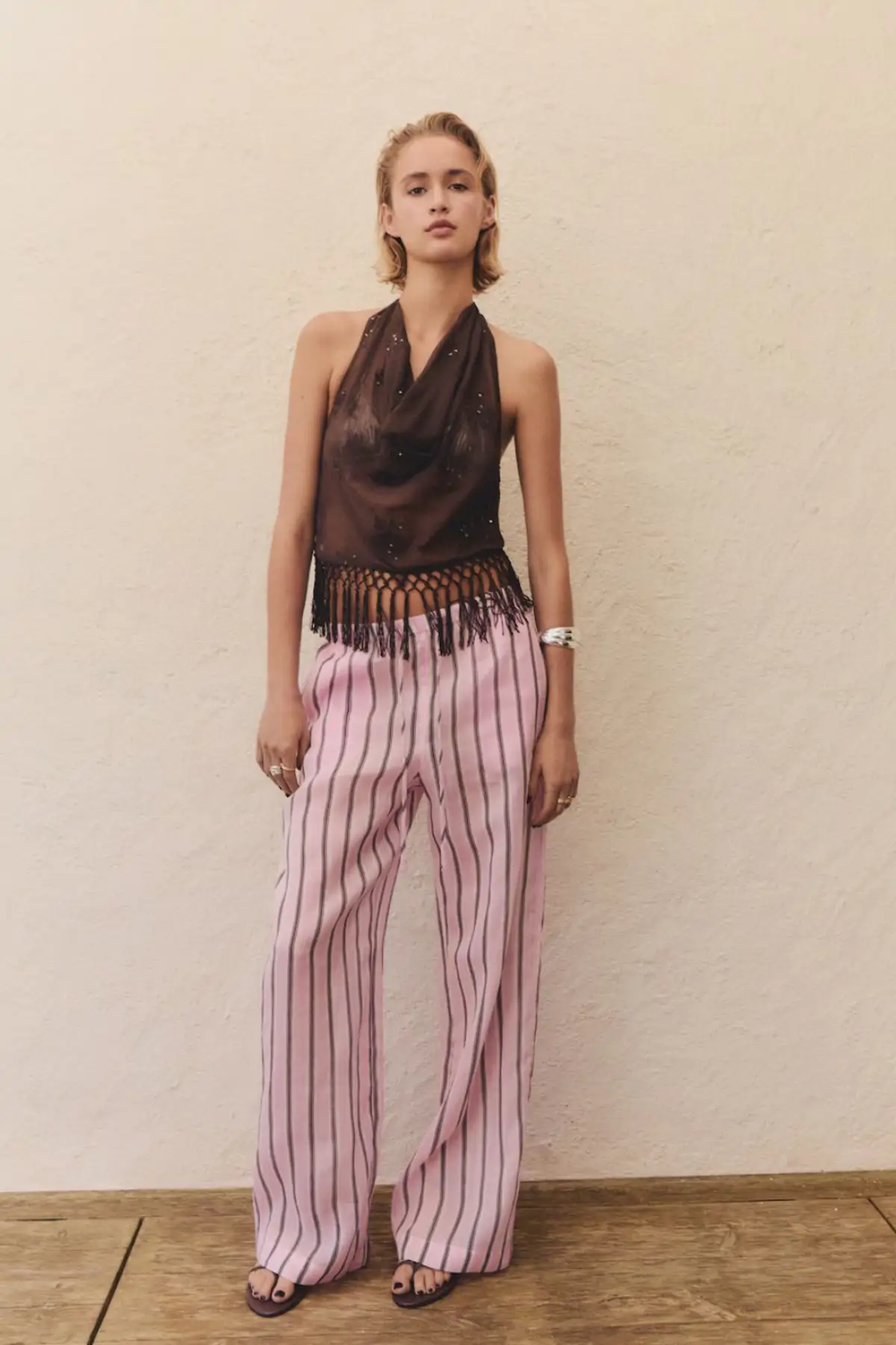 Pantalón de rayas