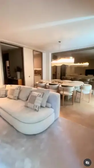 Un salón-comedor en un único espacio
