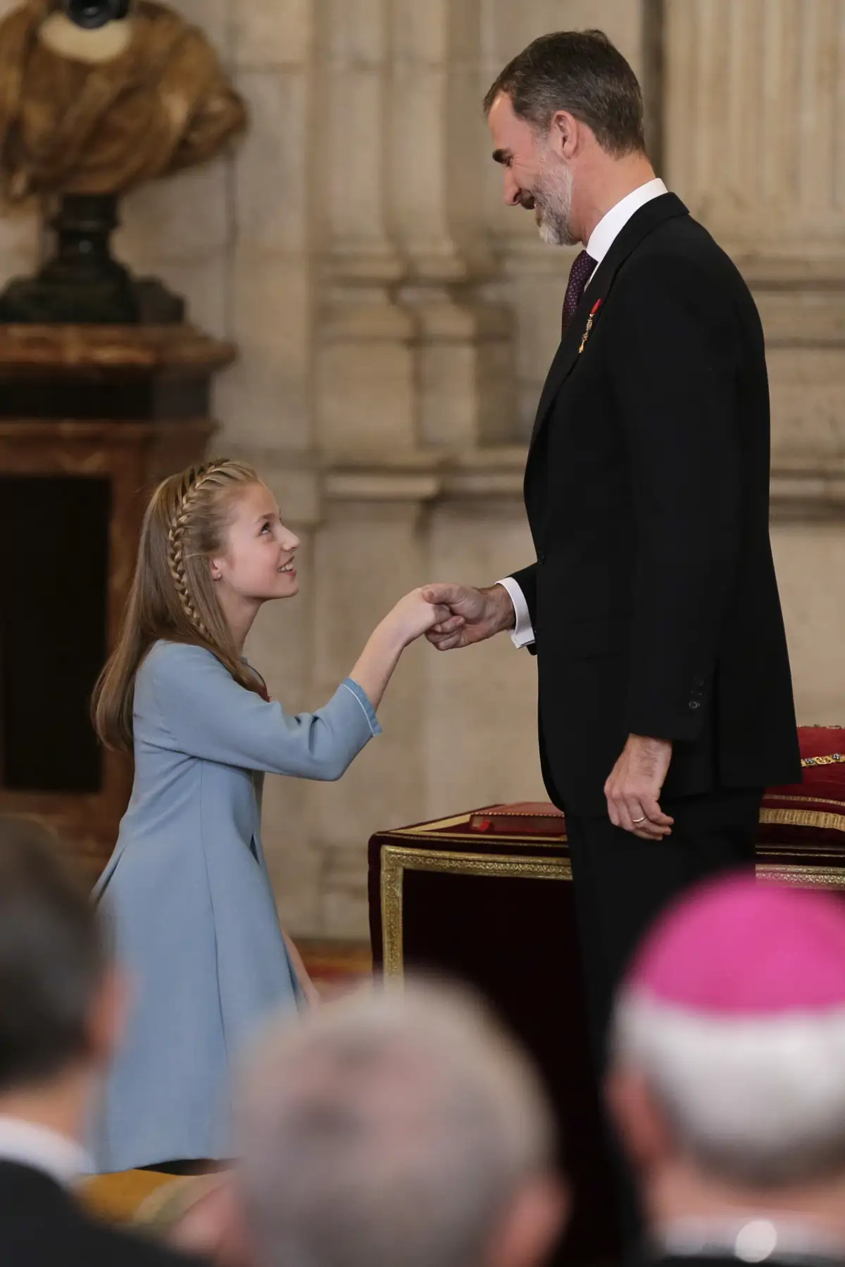 Leonor y Felipe reverencia 2018