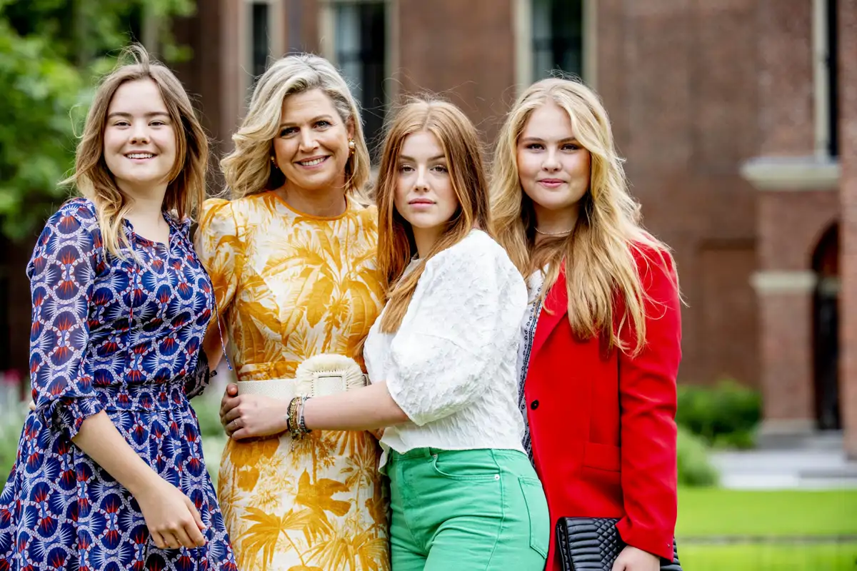 Máxima, Amalia, Alexia y Ariane de Holanda