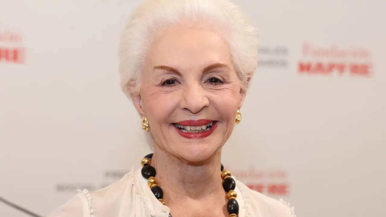 Carolina Herrera (86 años) sobre cómo se mantiene delgada y en forma: “No me gusta la comida sofisticada, así que como muchos platos sencillos de pescado y verduras”