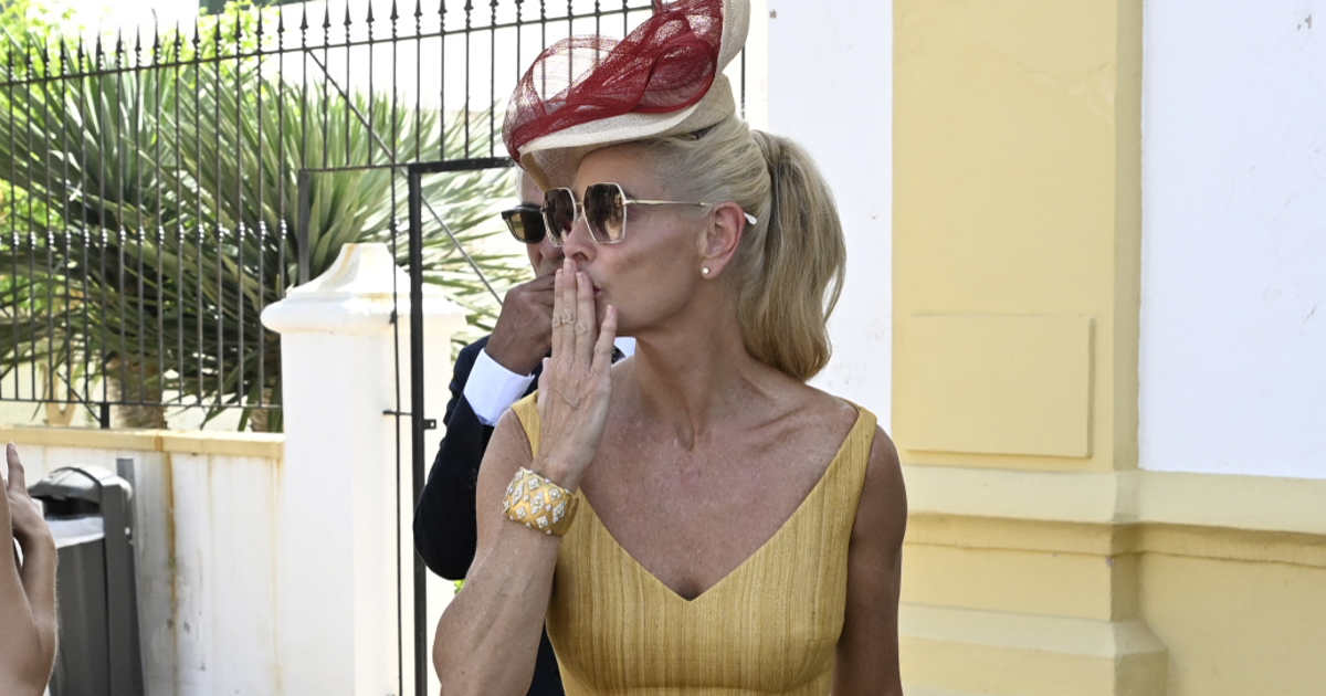 Belén Rueda, radiante y feliz en la boda de su hija, con el vestido ...