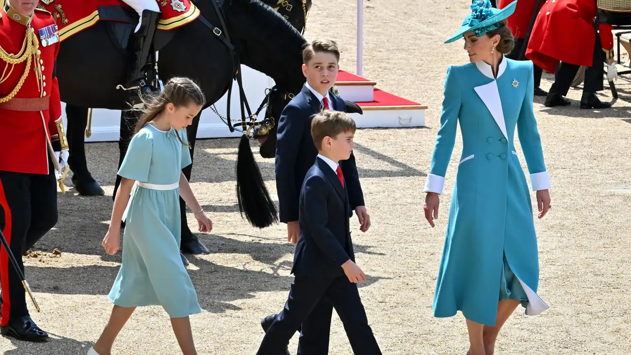 Kate Middleton y el príncipe Louis