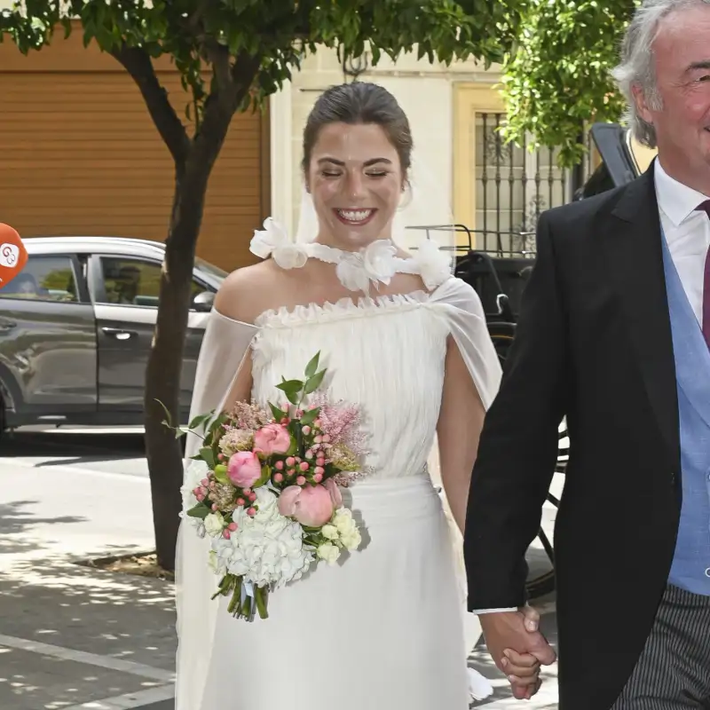 Leticia Fernández de Villavicencio sorprende con su vestido de novia en su boda con Piergiacomo Agostini